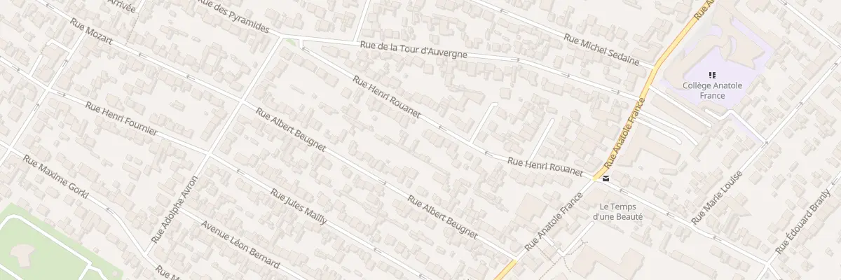 Plan du 43 Rue Henri Rouanet à Drancy