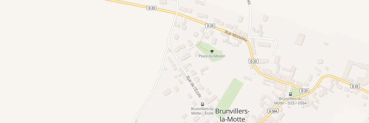 Plan du 10 Pl du Puits Sauvage à Brunvillers-la-Motte