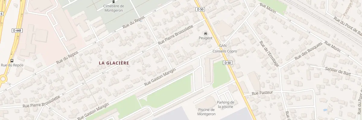 Plan du 55 Rue Gaston Mangin à Montgeron
