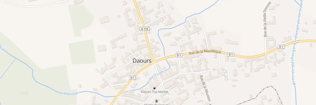 Plan du 6 Rue de Pont Noyelle à Daours