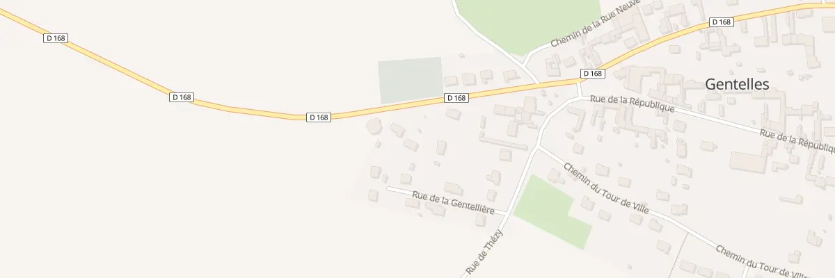 Plan du 57 Rue Victor Hugo à Gentelles