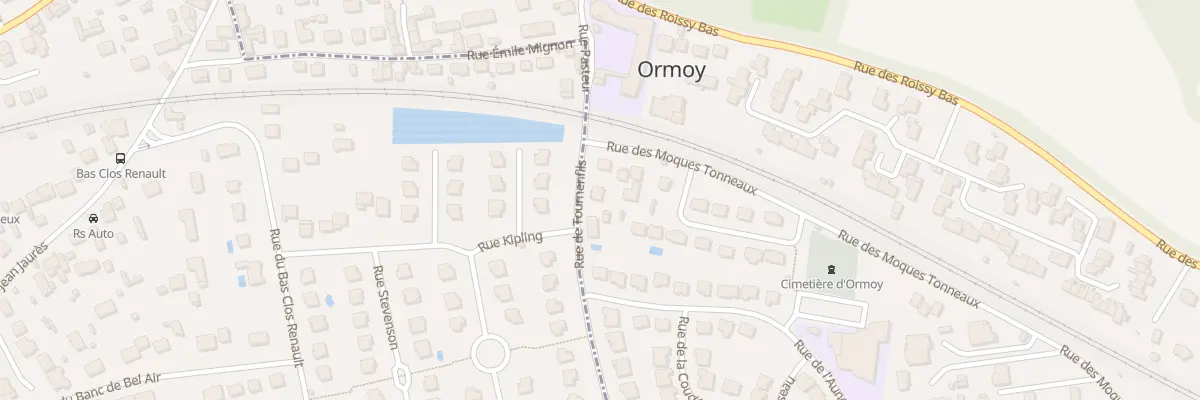Plan du 1 Rue de Tournenfils à Ormoy
