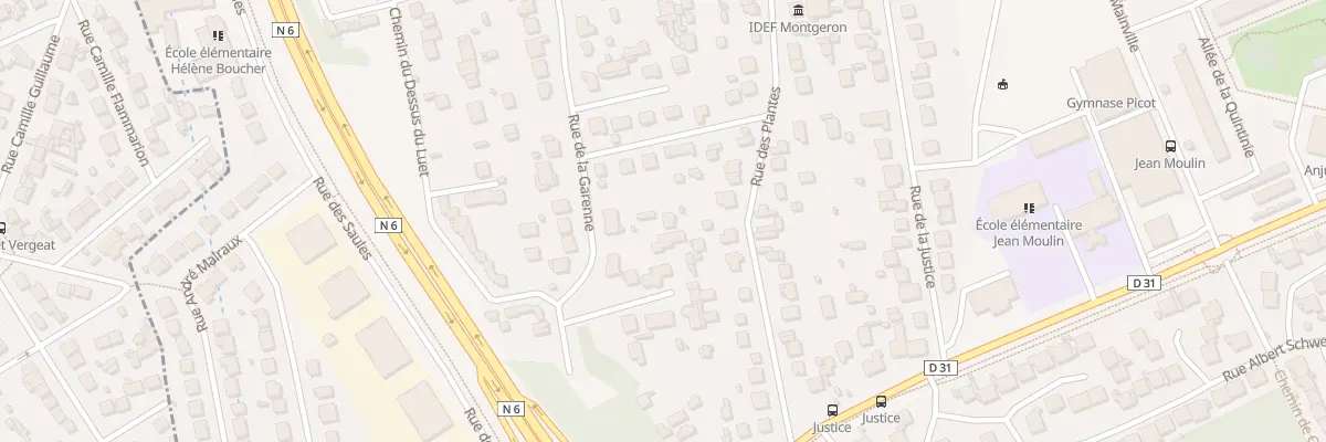 Plan du 118 Rue des Plantes à Montgeron