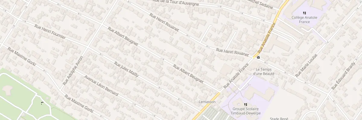 Plan du 26 Rue Albert Beugnet à Drancy
