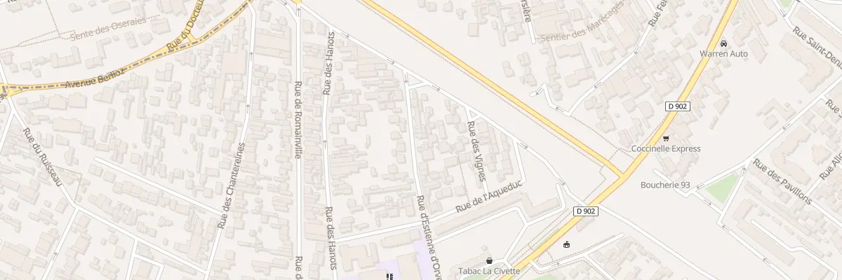 Plan du 14 Rue d’Estienne d’Orves à Montreuil