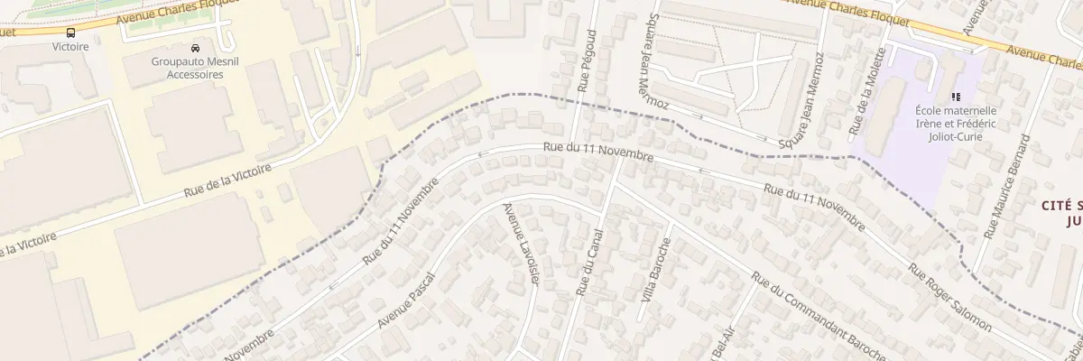 Plan du 63 Rue Du Onze Novembre à Drancy