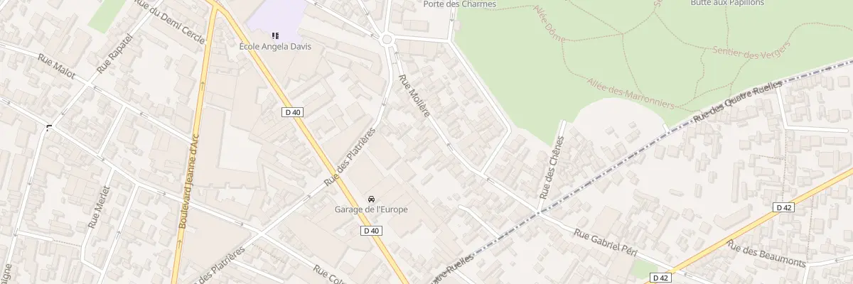 Plan du 114 Rue Molière à Montreuil