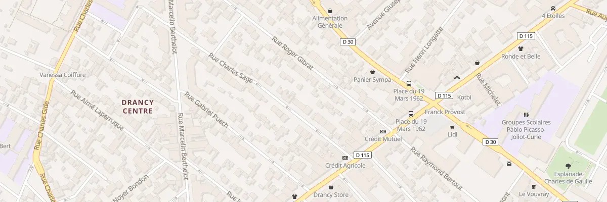Plan du 39 Rue Charles Sage à Drancy