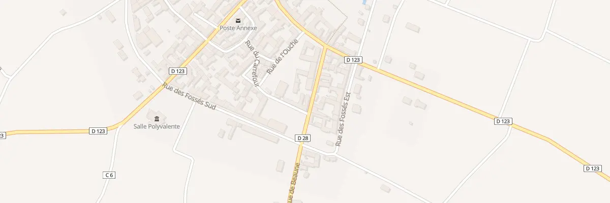 Plan du 9 Rue du Carrefour à Boësses