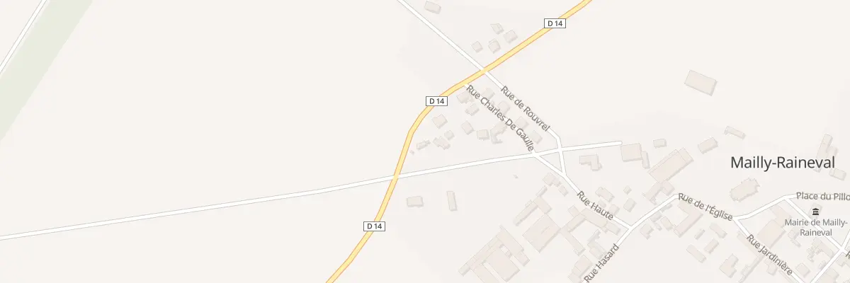 Plan du 63 Rue de Louvrechy à Mailly-Raineval