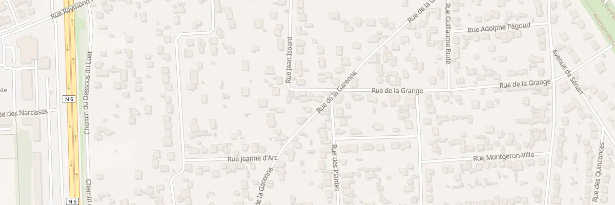 Plan du 20 Rue de la Garenne à Montgeron