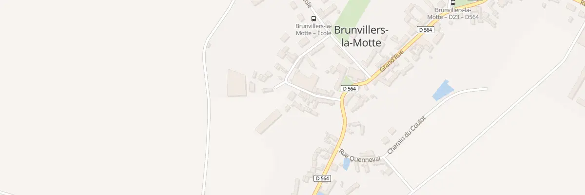 Plan du 65 Rue du Sac à Brunvillers-la-Motte
