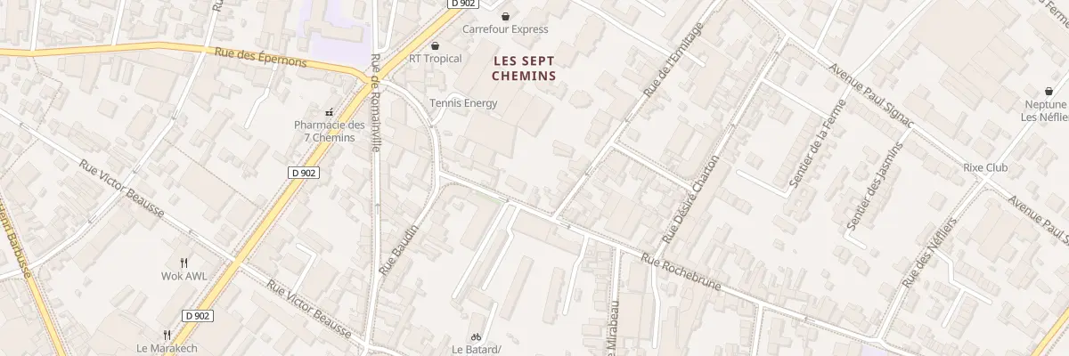 Plan du 3 Rue de l’Ermitage à Montreuil