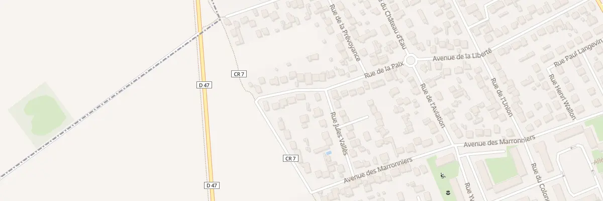 Plan du 11 Rue de la Paix à Goussainville