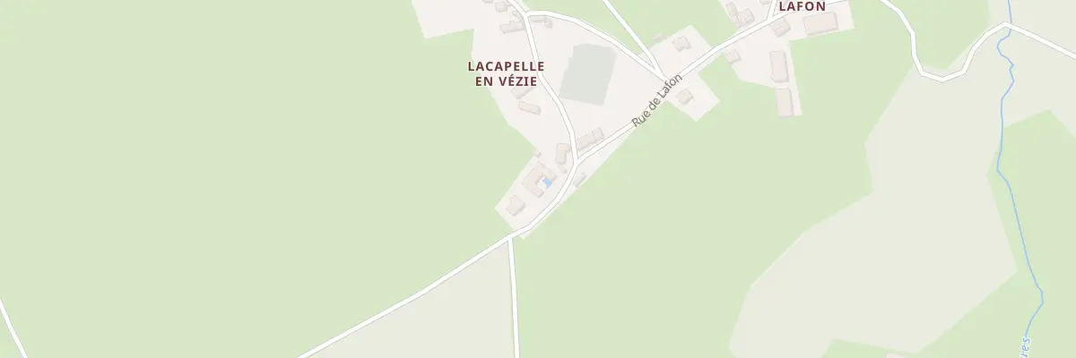 Plan du 6121 Bois de Lafon à Lafeuillade-en-Vézie
