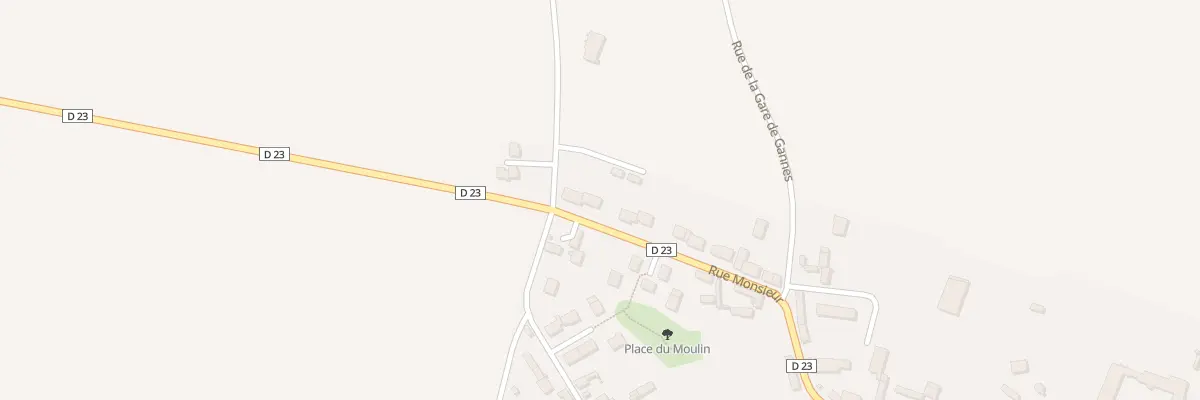 Plan du 378 Rue Monsieur à Brunvillers-la-Motte