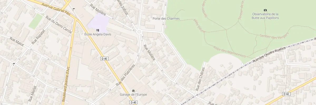 Plan du 105 Rue Molière à Montreuil