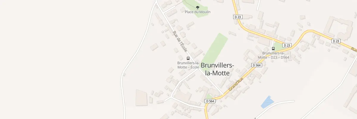 Plan du 135 Rue de l’Ecole à Brunvillers-la-Motte