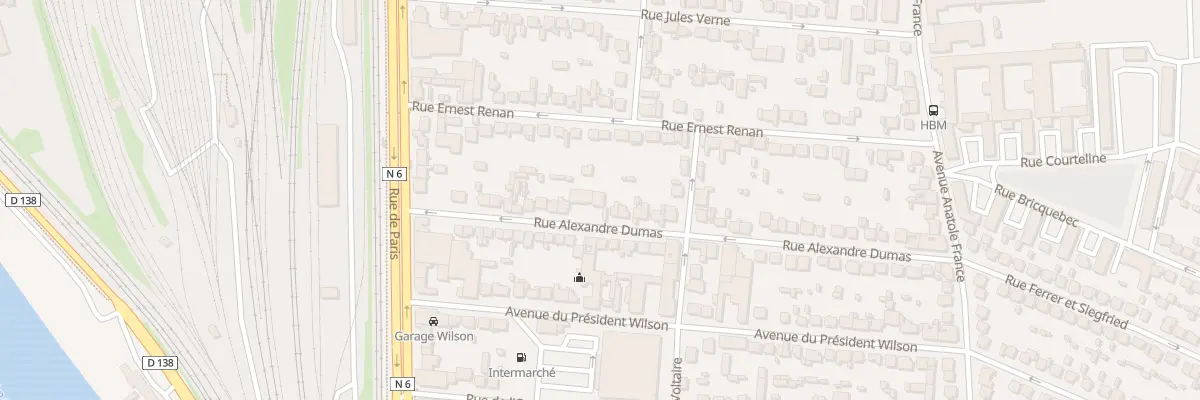 Plan du 15 Rue Alexandre Dumas à Villeneuve-Saint-Georges