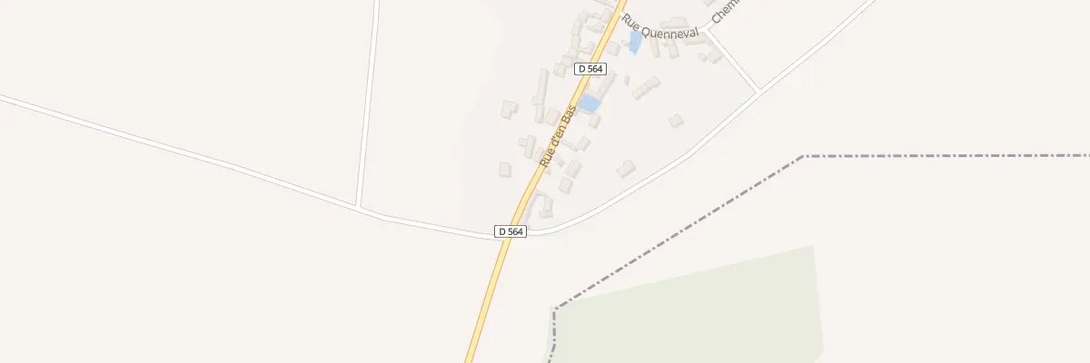 Plan du 235 Rue d’En Bas à Brunvillers-la-Motte