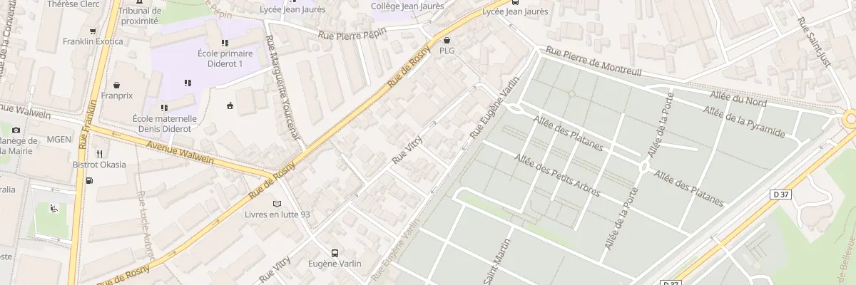 Plan du 60 Rue Vitry à Montreuil