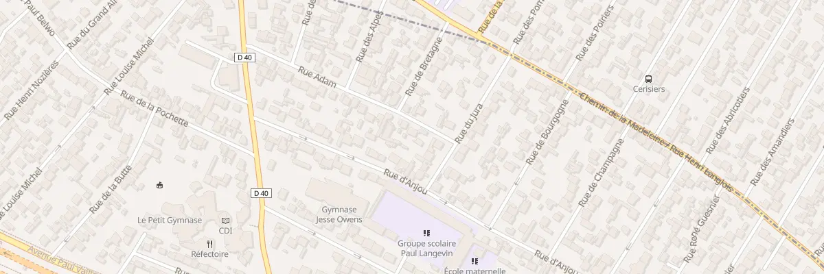 Plan du 42 Rue Adam à Bobigny