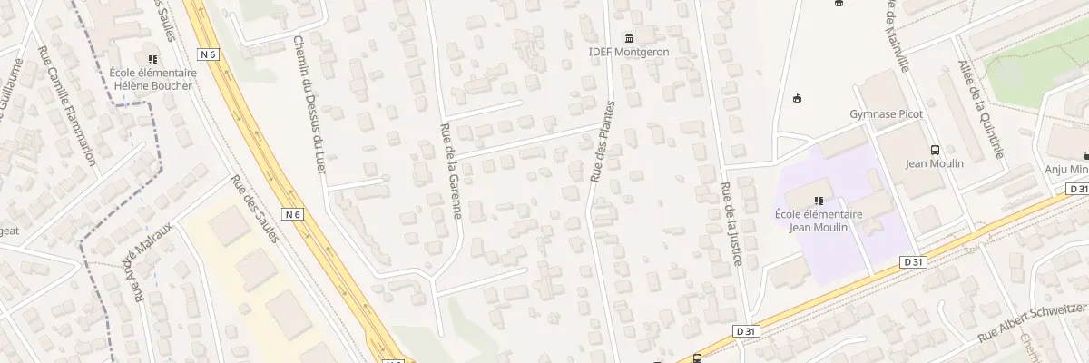 Plan du 114 Rue des Plantes à Montgeron