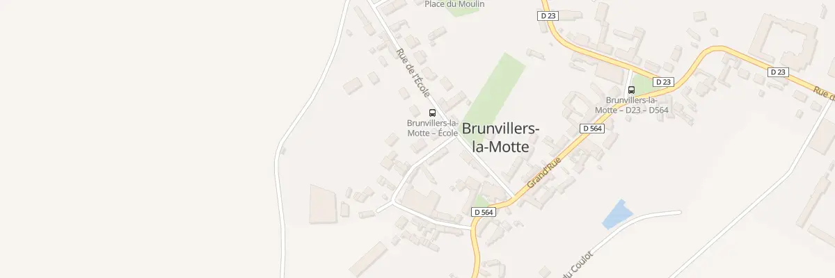 Plan du 201 Rue du Sac à Brunvillers-la-Motte