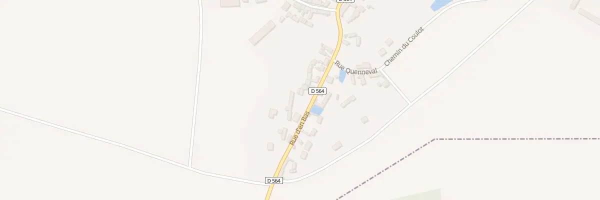 Plan du 164 Rue d’En Bas à Brunvillers-la-Motte