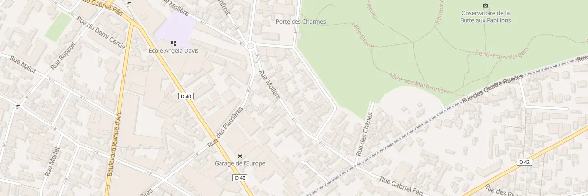 Plan du 111 Rue Molière à Montreuil