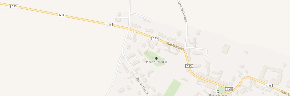 Plan du 18 Pl du Moulin à Brunvillers-la-Motte