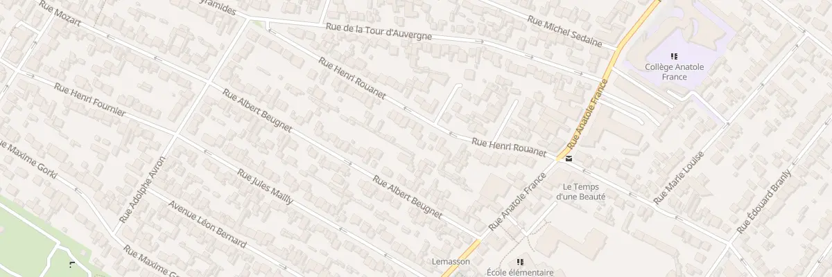 Plan du 33 Rue Henri Rouanet à Drancy
