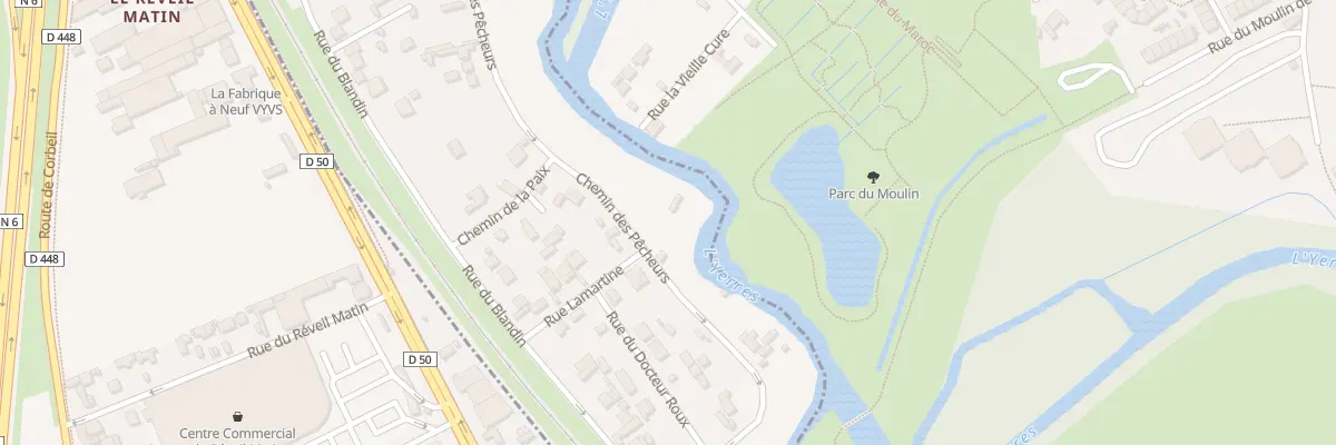 Plan du 105 Che des Pêcheurs à Villeneuve-Saint-Georges