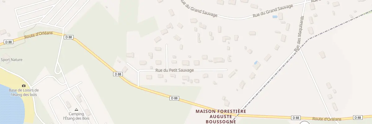 Plan du 5268 Rue du Petit Sauvage à Vieilles-Maisons-sur-Joudry
