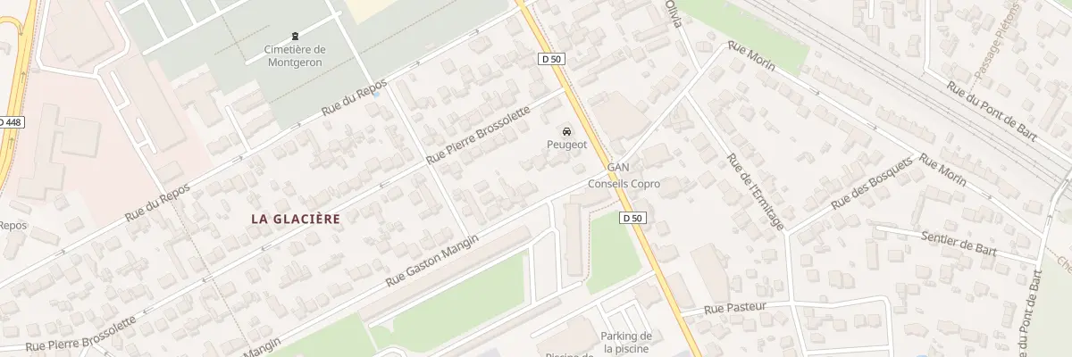 Plan du 63 Rue Gaston Mangin à Montgeron