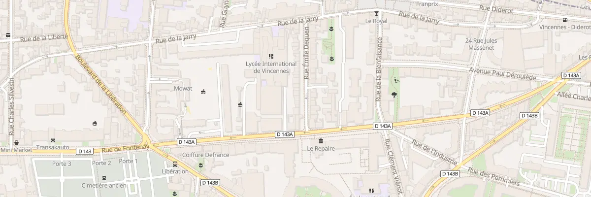 Plan du 5B Rue Emile Dequen à Vincennes
