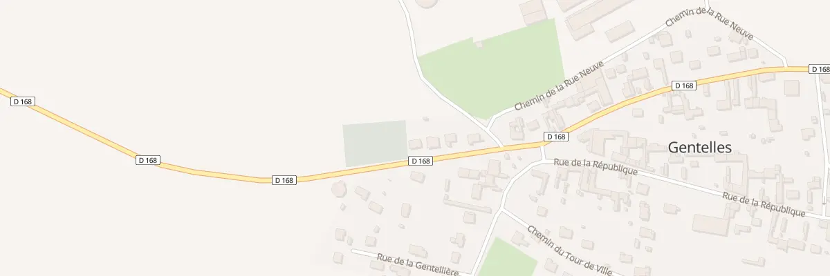 Plan du 62 Rue Victor Hugo à Gentelles