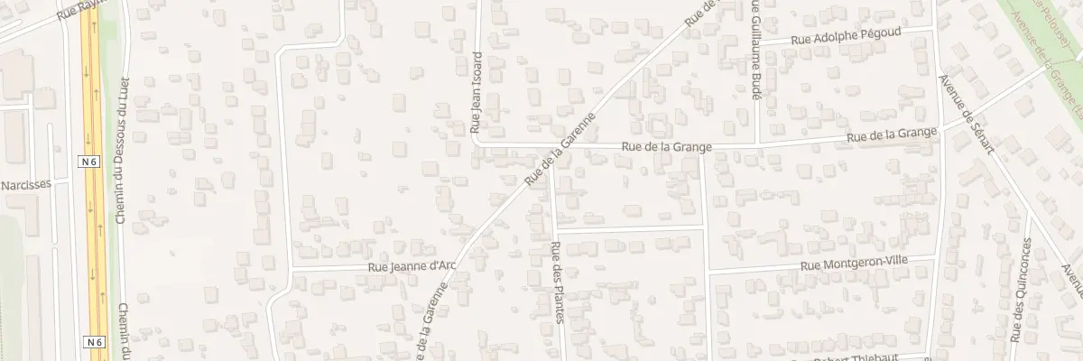 Plan du 13 Rue de la Garenne à Montgeron