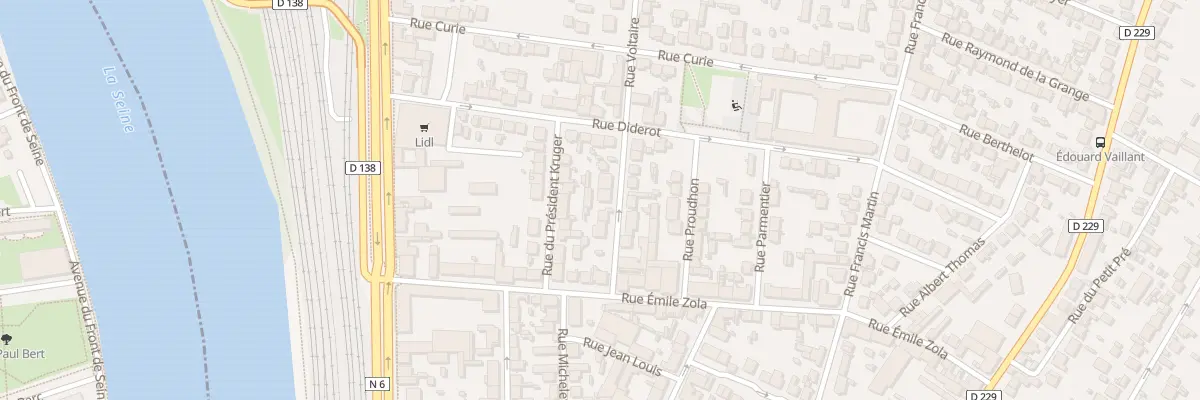 Plan du 7 Rue Voltaire à Villeneuve-Saint-Georges