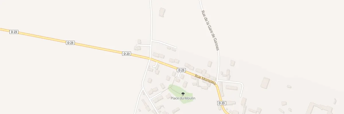 Plan du 334 Rue Monsieur à Brunvillers-la-Motte
