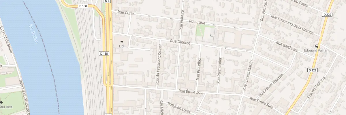 Plan du 9 Rue Voltaire à Villeneuve-Saint-Georges