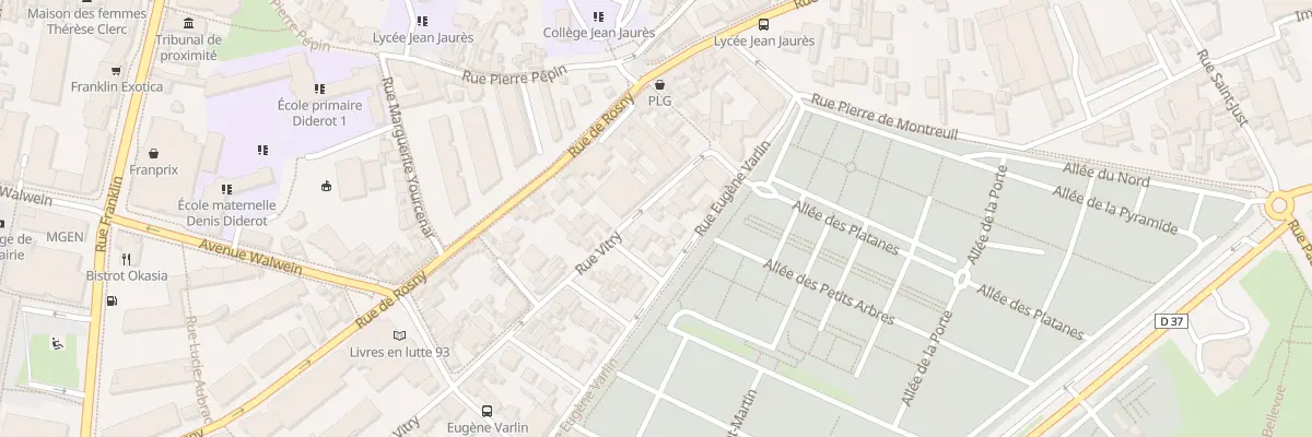 Plan du 66 Rue Vitry à Montreuil
