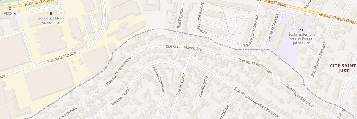 Plan du 6 Av Pascal à Drancy