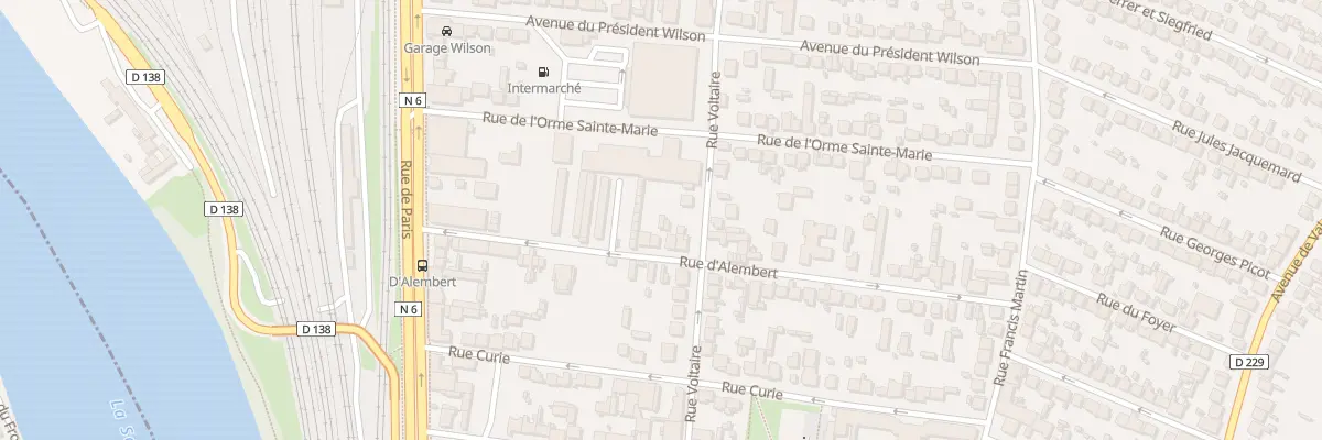Plan du 9 Rue d’Alembert à Villeneuve-Saint-Georges