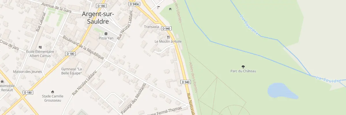 Plan du 79 Rue Nationale à Argent-sur-Sauldre