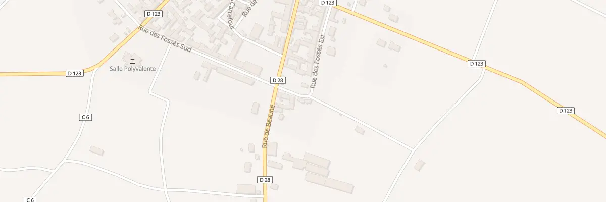 Plan du 1 Rue des Fossés Sud à Boësses