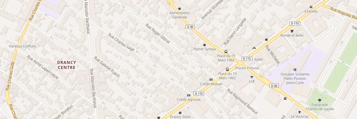 Plan du 56 Rue Roger Gibrat à Drancy