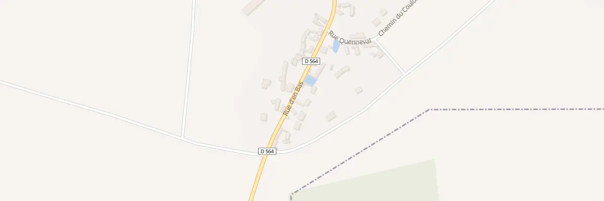 Plan du 183 Rue d’En Bas à Brunvillers-la-Motte