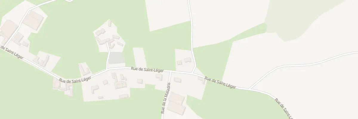 Plan du 13 Rue de Saint Leger à Averdoingt