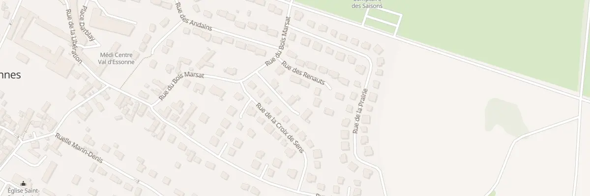 Plan du 12 Rue du Bois Marsas à Chevannes